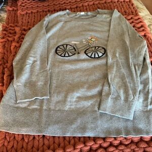 Loft emboidered pullover sweater.